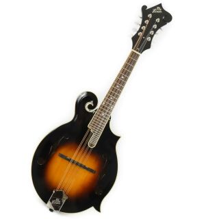 The Loar Lm - 520 - Vs F - Style Hand - Carved Flame Maple Mandolin - Vintage Sunburst