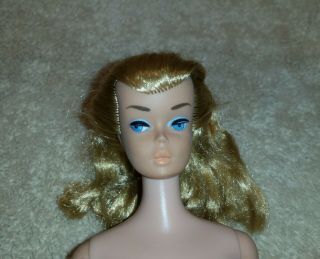 Vintage Blonde Swirl Ponytail Barbie Doll
