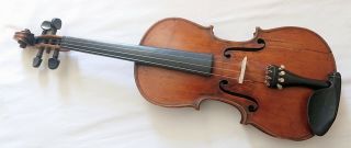 Fine Antique 18th / 19th Century 4/4 Violin Tiger Back French Italian German?