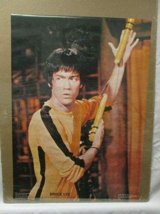 Bruce Lee Karate Kung Fu Master Vintage Poster 1977 Cng231