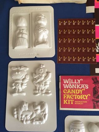 Vintage 1970 ' s Willy Wonka Chocolate Candy Factory Kit 4