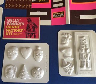 Vintage 1970 ' s Willy Wonka Chocolate Candy Factory Kit 5