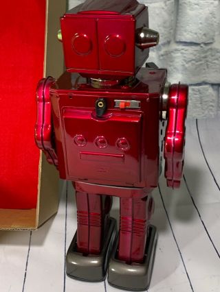 Japan VINTAGE Tin Toy Red 12 