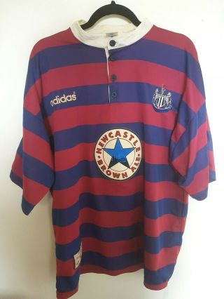 Newcastle United Away Shirt Classic Vintage 95 96 Season Xl Rare