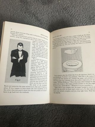 Al Baker Mental Magic Rare Vintage Magic Book 1949 7
