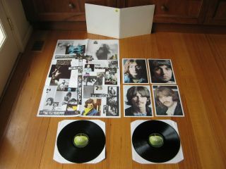 The Beatles - White Album 2lp - Uk Vintage Press - All Contents - Poster,  Photos