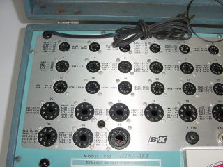 Vintage B&K Dyna - Jet 707 Mutual Conductance Tube Tester Checker - 6