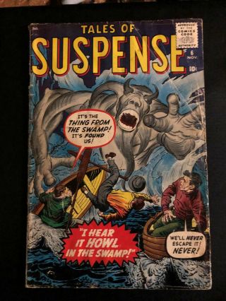 Tales Of Suspense (1st Series) 6 Rare Silver Age Vintage Marvel Comic