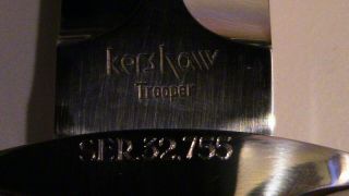 Vintage 2007 Kershaw Trooper 1007 Ser.  No 32755 Boot Dagger Knife Sheath Case 5