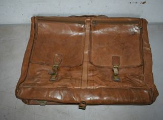 Vintage Hartmann Leather Satchel Garment Bag - Hard To Find - Luggage Bag