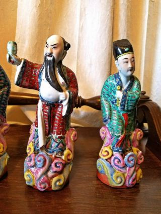 Four Chinese Antique Porcelain Figurines - Eight Immortals by Master Wei Hongtai 4