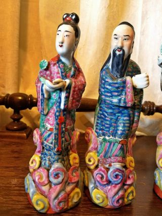 Four Chinese Antique Porcelain Figurines - Eight Immortals by Master Wei Hongtai 6