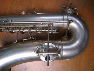 Vintage alto saxophone Supertone Bandmaster (Conn??) Silver,  plays great. 7