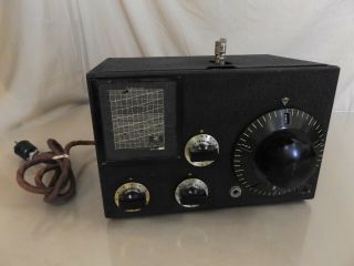 Vintage Nc National 1 - 10 Regenerative Ham Radio Receiver