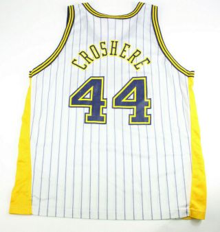 Vintage Austin Croshere 44 Indiana Pacers Champion Jersey Size 44 L Large 8