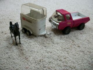 Tonka Truck Trailer And One Horse Good Toys From 1960s 70s