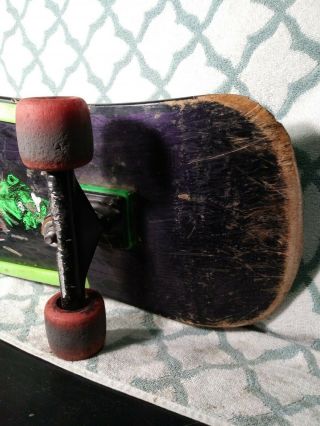 VINTAGE SKATEBOARD Powell Peralta Tony Hawk 1989 rare Black and Green 5