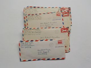 25 Wwii Letters 715th Bomb Squadron Roswell Mexico General Brigadier Ww2