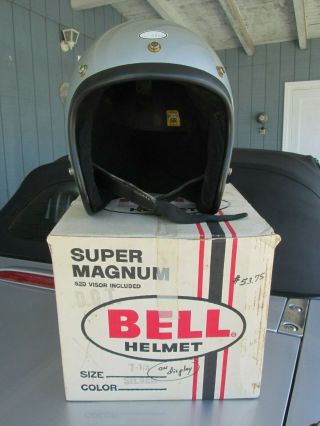 Vintage Bell Toptex Magnum Helmet W/original Box & Papers