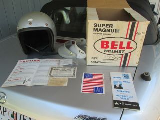 Vintage Bell Toptex Magnum Helmet w/Original box & Papers 2