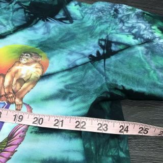 Vintage 90 ' s Save the Rainforest T - Shirt Men ' s XL Tie Dye Nature Animals Tee 7
