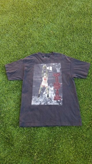 Vintage 1997 Dennis Rodman Accomplishment T - Shirt From Yrs 88 - 97 Sz Large Black