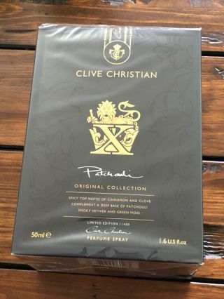 Clive Christian X Patchouli Limited Edition Only 450 Made Rare