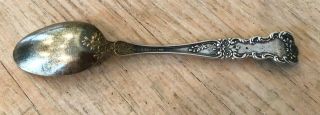 SET OF 6 GORHAM STERLING SILVER BUTTERCUP PATTERN DEMITASSE SPOONS 4