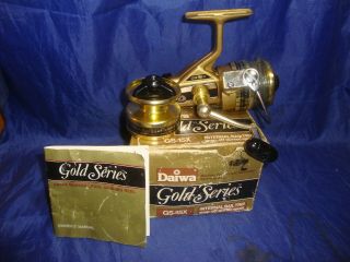Vintage Daiwa Gold Series Gold Series Gs - 15x Spinning Reel