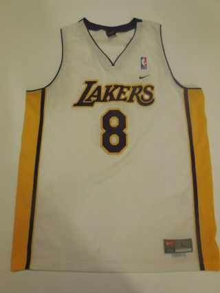 Vintage Usa Los Angeles Lakers Basketball Nba Shirt Jersey Kobe Bryant 8 Large