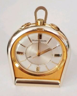 Jaeger Le - Coultre Lecoultre Vintage Memovox Alarm Travel Pocket Watch