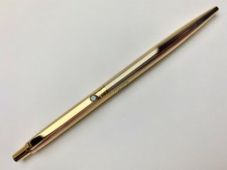 Vintage Montblanc S - Line Goldline No.  2947 Line Cut Ballpoint Pen