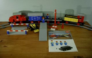 Vintage 1980 Lego Battery Train Set 7720,  Complete Set