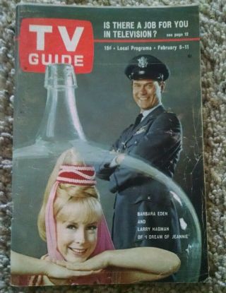 Vintage 1966 I Dream Of Jeannie Vol 14 6 Classic Tv Guide Show Barbara Eden