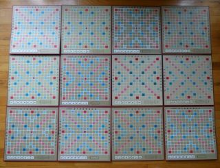 24 Vintage Scrabble Game Replacement Boards Only,  Arts & Crafts,