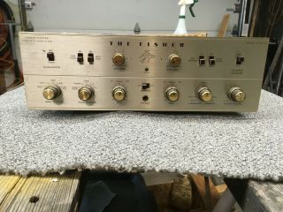 Vintage Fisher X - 101 - B Tube Amplifier In Good