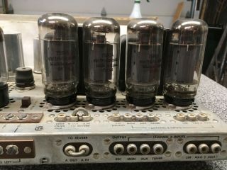 Vintage Fisher X - 101 - B tube amplifier in good 2