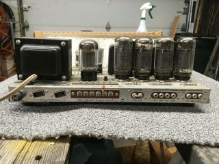 Vintage Fisher X - 101 - B tube amplifier in good 3