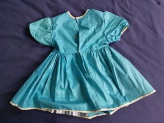 Vintage 1960 ' s Play Pal Playpal Sized Blue Dress NO DOLL 5