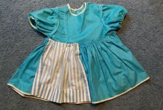 Vintage 1960 ' s Play Pal Playpal Sized Blue Dress NO DOLL 7