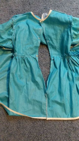 Vintage 1960 ' s Play Pal Playpal Sized Blue Dress NO DOLL 8