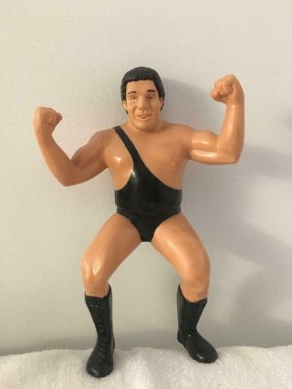 Wwf Ljn Series 6 Andre The Giant Complete W/poster Rare 1989 Black Strap Wwe