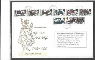 1966 Hastings Phos.  On Limited Edition Fdc With Rare Harold Hill Cds.  Cat £400.