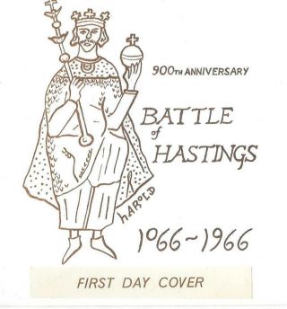 1966 Hastings phos.  on limited edition FDC with RARE Harold Hill CDS.  Cat £400. 4