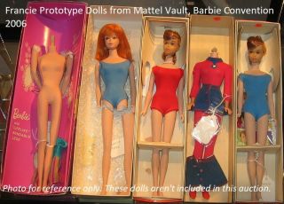 Yes it ' s Vintage Barbie Cousin Swirl Ponytail PROTOTYPE Francie Doll by April 12