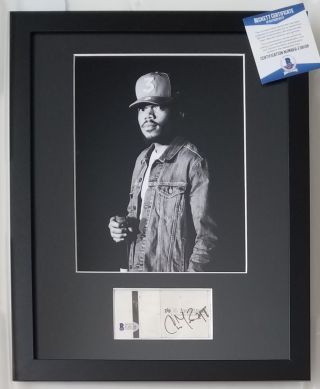 Chance The Rapper Signed Display Beckett Bas Chicago Rap Hip Autograph Rare