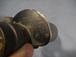 WWII 1942 US Navy Binoculars 6x30 Universal Camera Corp 2
