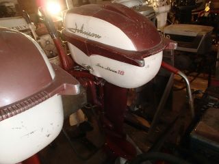 Vintage Johnson 18 Horse Outboard Motor