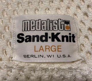 VTG 70s Louis Bullard Seattle Seahawks Sand - Knit Football Jersey Made In USA L 9