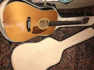 Vtg Daion Mugen Mark I 6 String Acoustic Guitar Made in Japan 109313 W/Case 10